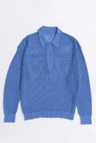 【メゾンスペシャル/MAISON SPECIAL】のBoucle Mesh Knit Pullover/ブークレーメッシュニット 人気、トレンドファッション・服の通販 founy(ファニー) ファッション Fashion レディースファッション Fashion for Women トップス・カットソー Cut & Sew Tops ニット Knit Tops & Sweaters カジュアルプルオーバー・ニットトップス Pullovers & Knit Tops / Casual Pullovers 2025年 2025 2025-2026秋冬・A/W Autumn/Winter 2025–26 AW25–26 インナー Innerwear スキッパー Skipper, Open Collar メッシュ Mesh, Net Fabric リラックス Relax, Relaxed Fit ルーズ Loose, Oversized A/W・秋冬 Autumn/Winter thumbnail BLU(ブルー)|ID: prp329100004635387 ipo3291000000033383684