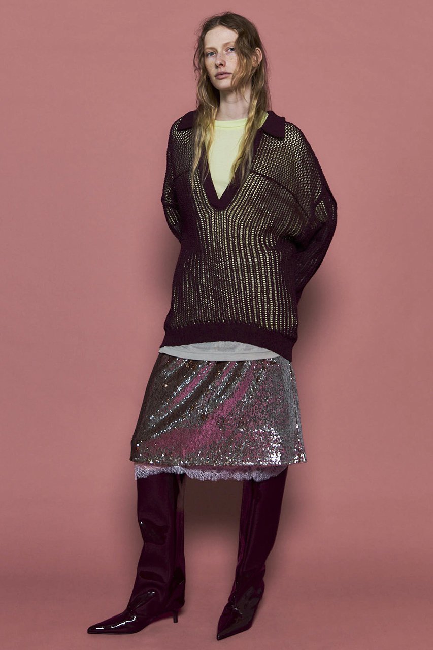 【メゾンスペシャル/MAISON SPECIAL】のBoucle Mesh Knit Pullover/ブークレーメッシュニット 人気、トレンドファッション・服の通販 founy(ファニー) 　ファッション　Fashion　レディースファッション　Fashion for Women　トップス・カットソー　Cut & Sew Tops　ニット　Knit Tops & Sweaters　カジュアルプルオーバー・ニットトップス　Pullovers & Knit Tops / Casual Pullovers　2025年　2025　2025-2026秋冬・A/W　Autumn/Winter 2025–26 AW25–26　インナー　Innerwear　スキッパー　Skipper, Open Collar　メッシュ　Mesh, Net Fabric　リラックス　Relax, Relaxed Fit　ルーズ　Loose, Oversized　A/W・秋冬　Autumn/Winter　other-2|ID: prp329100004635387 ipo3291000000033383686