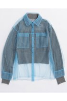 【メゾンスペシャル/MAISON SPECIAL】のTulle Shirt Layered Polo Knit Cardigan/チュールシャツレイヤードポロニットカーディガン 人気、トレンドファッション・服の通販 founy(ファニー) ファッション Fashion レディースファッション Fashion for Women トップス・カットソー Cut & Sew Tops ニット Knit Tops & Sweaters カーディガン・羽織り Layered Style Cardigans シャツ・ブラウス・オフィスカジュアル Elegant Blouses & Button-Ups 2025年 2025 2025-2026秋冬・A/W Autumn/Winter 2025–26 AW25–26 ウォーム Warm Fabric カーディガン Cardigan, Knitwear コンパクト Compact, Small Size シアー Sheer, See-Through チュール Tulip, Tulip Motif フィット Fit, Slim Fit A/W・秋冬 Autumn/Winter 透かし Cut-Out, Lacework thumbnail GRY(グレー)|ID: prp329100004635388 ipo3291000000033383691