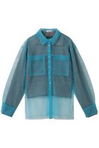 【メゾンスペシャル/MAISON SPECIAL】のTulle Shirt Layered Polo Knit Cardigan/チュールシャツレイヤードポロニットカーディガン 人気、トレンドファッション・服の通販 founy(ファニー) ファッション Fashion レディースファッション Fashion for Women トップス・カットソー Cut & Sew Tops ニット Knit Tops & Sweaters カーディガン・羽織り Layered Style Cardigans シャツ・ブラウス・オフィスカジュアル Elegant Blouses & Button-Ups ウォーム Warm Fabric カーディガン Cardigan, Knitwear コンパクト Compact, Small Size シアー Sheer, See-Through チュール Tulip, Tulip Motif フィット Fit, Slim Fit A/W・秋冬 Autumn/Winter 透かし Cut-Out, Lacework thumbnail GRY(グレー)|ID: prp329100004635388 ipo3291000000036832261