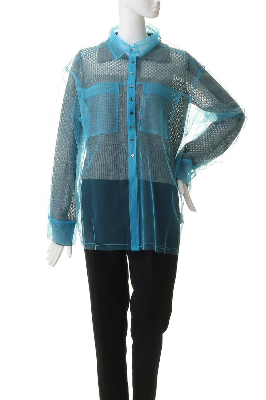 【メゾンスペシャル/MAISON SPECIAL】のTulle Shirt Layered Polo Knit Cardigan/チュールシャツレイヤードポロニットカーディガン 人気、トレンドファッション・服の通販 founy(ファニー) 　ファッション　Fashion　レディースファッション　Fashion for Women　トップス・カットソー　Cut & Sew Tops　ニット　Knit Tops & Sweaters　カーディガン・羽織り　Layered Style Cardigans　シャツ・ブラウス・オフィスカジュアル　Elegant Blouses & Button-Ups　ウォーム　Warm Fabric　カーディガン　Cardigan, Knitwear　コンパクト　Compact, Small Size　シアー　Sheer, See-Through　チュール　Tulip, Tulip Motif　フィット　Fit, Slim Fit　A/W・秋冬　Autumn/Winter　透かし　Cut-Out, Lacework　other-2|ID: prp329100004635388 ipo3291000000036832263