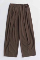 【メゾンスペシャル/MAISON SPECIAL】のWith Real Leather Belt Asymmetry Tack Pants/リアルレザーベルトセットアシンメトリータックパンツ 人気、トレンドファッション・服の通販 founy(ファニー) ファッション Fashion レディースファッション Fashion for Women パンツ Pants & Trousers ベルト&ウエストマーク Belts & Waist Accessories 2025年 2025 2025-2026秋冬・A/W Autumn/Winter 2025–26 AW25–26 アシンメトリー Asymmetrical Style クラシカル Classical, Vintage-Inspired クラシック Classic, Timeless Style スラックス Slacks, Dress Pants スーツ Suit, Formalwear ドレープ Drape, Draping Fabric ボトム Bottoms, Lower Wear エレガント 上品 Elegant A/W・秋冬 Autumn/Winter thumbnail BRN(ブラウン)|ID: prp329100004635391 ipo3291000000033383717