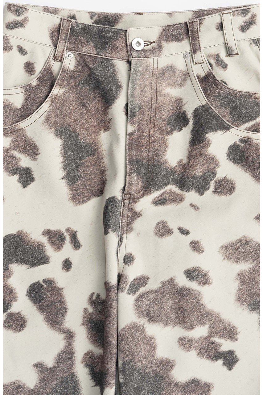 【メゾンスペシャル/MAISON SPECIAL】のVegan Leather Cow Printed Pants/ヴィーガンレザーCOWプリントパンツ 人気、トレンドファッション・服の通販 founy(ファニー) 　ファッション　Fashion　レディースファッション　Fashion for Women　パンツ　Pants & Trousers　2025年　2025　2025-2026秋冬・A/W　Autumn/Winter 2025–26 AW25–26　シンプル　Simple, Minimal　スペシャル　Special, Limited Edition　ダブル　Double, Double-Breasted　プリント　Print, Printed Pattern　ポケット　Pocket, Pocket Detail　A/W・秋冬　Autumn/Winter　other-2|ID: prp329100004635392 ipo3291000000033383724