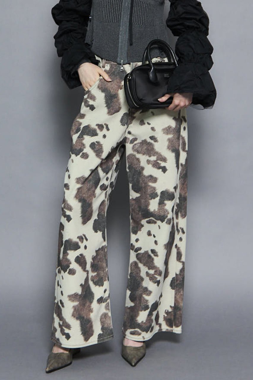 【メゾンスペシャル/MAISON SPECIAL】のVegan Leather Cow Printed Pants/ヴィーガンレザーCOWプリントパンツ 人気、トレンドファッション・服の通販 founy(ファニー) 　ファッション　Fashion　レディースファッション　Fashion for Women　パンツ　Pants & Trousers　2025年　2025　2025-2026秋冬・A/W　Autumn/Winter 2025–26 AW25–26　シンプル　Simple, Minimal　スペシャル　Special, Limited Edition　ダブル　Double, Double-Breasted　プリント　Print, Printed Pattern　ポケット　Pocket, Pocket Detail　A/W・秋冬　Autumn/Winter　other-5|ID: prp329100004635392 ipo3291000000033383727