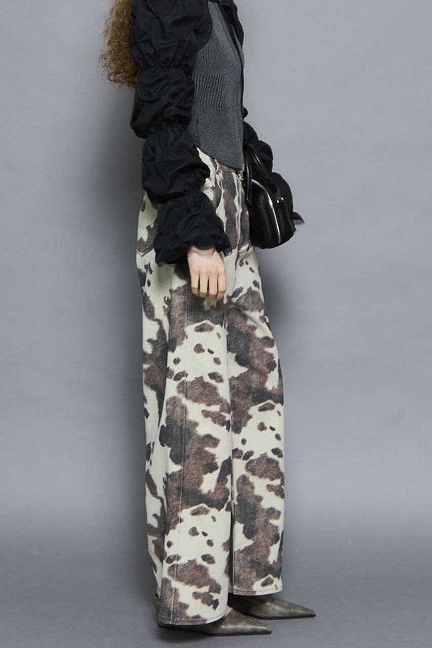 【メゾンスペシャル/MAISON SPECIAL】のVegan Leather Cow Printed Pants/ヴィーガンレザーCOWプリントパンツ 人気、トレンドファッション・服の通販 founy(ファニー) 　ファッション　Fashion　レディースファッション　Fashion for Women　パンツ　Pants & Trousers　2025年　2025　2025-2026秋冬・A/W　Autumn/Winter 2025–26 AW25–26　シンプル　Simple, Minimal　スペシャル　Special, Limited Edition　ダブル　Double, Double-Breasted　プリント　Print, Printed Pattern　ポケット　Pocket, Pocket Detail　A/W・秋冬　Autumn/Winter　other-6|ID: prp329100004635392 ipo3291000000033383728