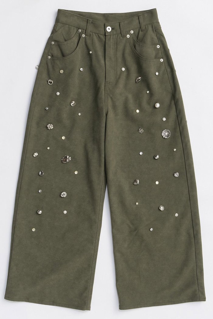 【メゾンスペシャル/MAISON SPECIAL】のVegan Leather Bijou Pants/ヴィーガンレザービジューパンツ インテリア・キッズ・メンズ・レディースファッション・服の通販 founy(ファニー) https://founy.com/ ファッション Fashion レディースファッション Fashion for Women パンツ Pants & Trousers 2025年 2025 2025-2026秋冬・A/W Autumn/Winter 2025–26 AW25–26 シンプル Simple, Minimal スペシャル Special, Limited Edition ダブル Double, Double-Breasted ビジュー Bijou, Jewel-like Accent ポケット Pocket, Pocket Detail ワンポイント One Point, Statement Accent A/W・秋冬 Autumn/Winter |ID: prp329100004635393 ipo3291000000033383731