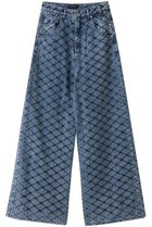 【メゾンスペシャル/MAISON SPECIAL】のDiamond Beads Embroidery Denim Pants/ダイヤビーズエンブロイダリーデニム BLU(ブルー)|ID: prp329100004635394 ipo3291000000035816371