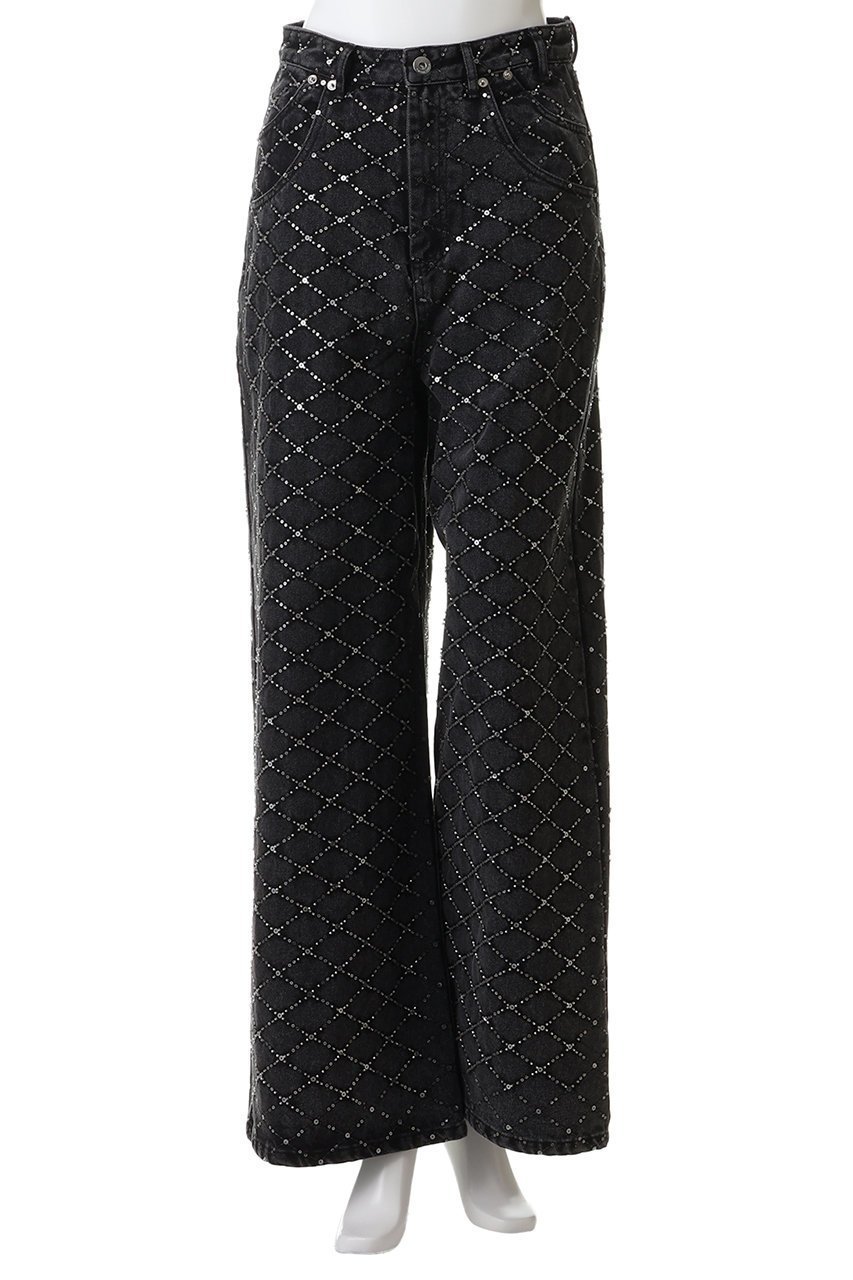 【メゾンスペシャル/MAISON SPECIAL】のDiamond Beads Embroidery Denim Pants/ダイヤビーズエンブロイダリーデニム 人気、トレンドファッション・服の通販 founy(ファニー) 　ファッション　Fashion　レディースファッション　Fashion for Women　パンツ　Pants & Trousers　デニムパンツ・ジーンズ・美脚デニム　Denim Jeans & Pants　スペシャル　Special, Limited Edition　ダブル　Double, Double-Breasted　デニム　Denim, Jeans Material　ポケット　Pocket, Pocket Detail　ワンポイント　One Point, Statement Accent　other-2|ID: prp329100004635394 ipo3291000000035816374