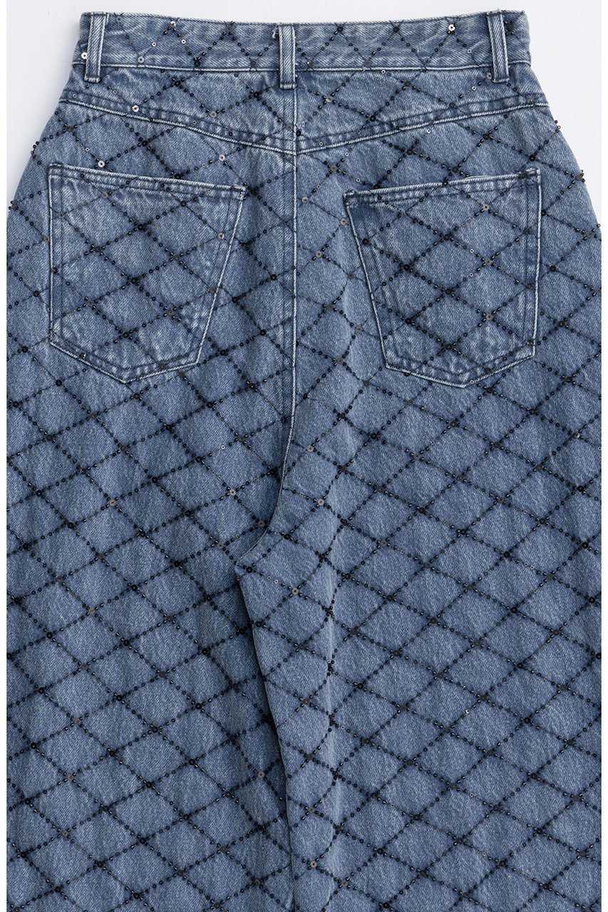 【メゾンスペシャル/MAISON SPECIAL】のDiamond Beads Embroidery Denim Pants/ダイヤビーズエンブロイダリーデニム 人気、トレンドファッション・服の通販 founy(ファニー) 　ファッション　Fashion　レディースファッション　Fashion for Women　パンツ　Pants & Trousers　デニムパンツ・ジーンズ・美脚デニム　Denim Jeans & Pants　スペシャル　Special, Limited Edition　ダブル　Double, Double-Breasted　デニム　Denim, Jeans Material　ポケット　Pocket, Pocket Detail　ワンポイント　One Point, Statement Accent　other-6|ID: prp329100004635394 ipo3291000000035816379