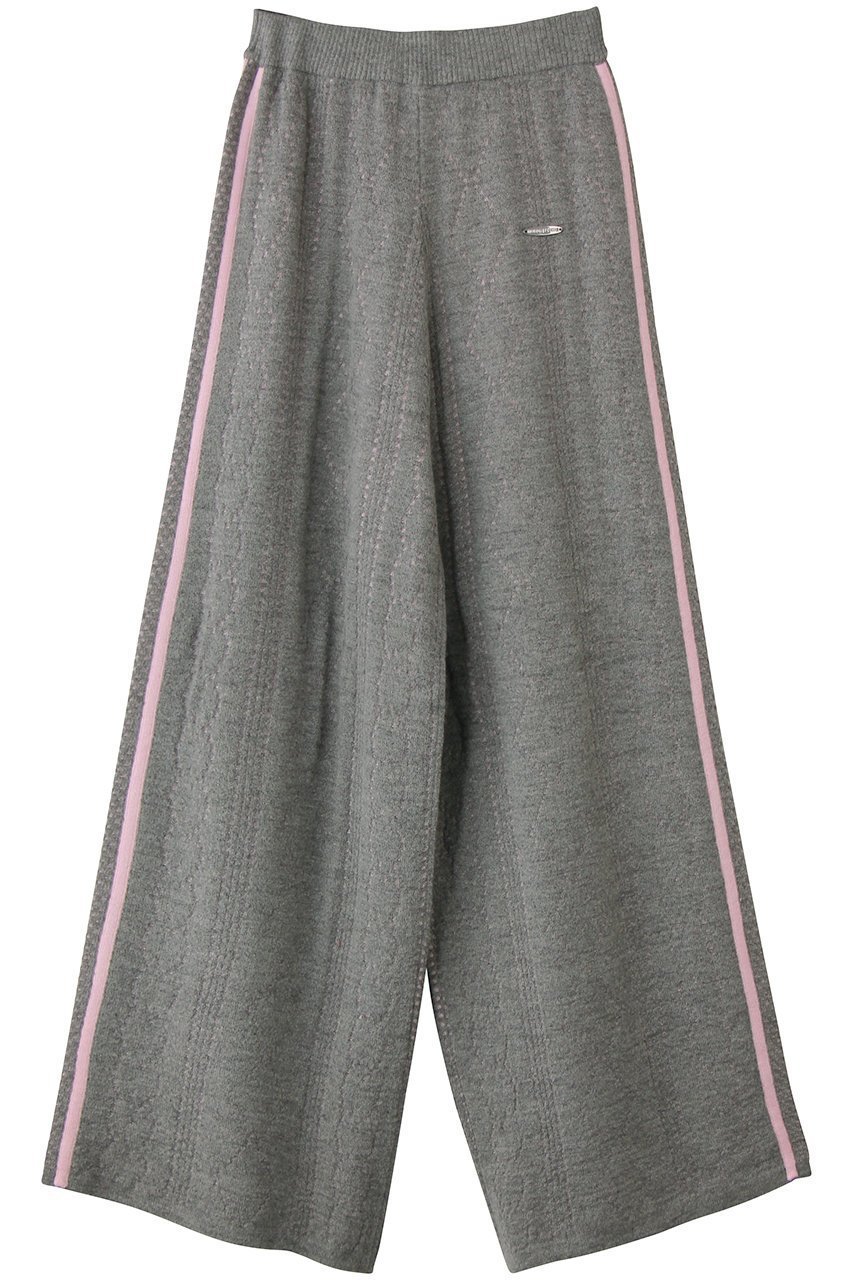 【メゾンスペシャル/MAISON SPECIAL】のOpenwork Knitting Track Pants/透かし編みニットトラックパンツ 人気、トレンドファッション・服の通販 founy(ファニー) 　ファッション　Fashion　レディースファッション　Fashion for Women　パンツ　Pants & Trousers　スタイリッシュ　Stylish, Fashionable　スポーティ　Sporty, Casual Athletic　透かし　Cut-Out, Lacework　フェミニン　Feminine, Girly　フロント　Front, Front Design　ミックス　Mix, Mixed Style　リラックス　Relax, Relaxed Fit　ワイド　Wide, Wide Fit　A/W・秋冬　Autumn/Winter　 other-1|ID: prp329100004635396 ipo3291000000035816403