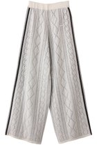 【メゾンスペシャル/MAISON SPECIAL】のOpenwork Knitting Track Pants/透かし編みニットトラックパンツ WHT(ホワイト)|ID: prp329100004635396 ipo3291000000035816408