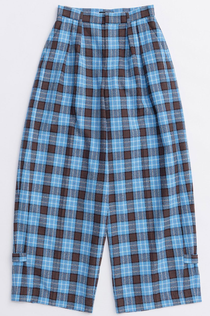 【メゾンスペシャル/MAISON SPECIAL】のLoop Yarn Plaid Two-tuck Pants/ループチェック2タックパンツ 人気、トレンドファッション・服の通販 founy(ファニー) 　ファッション　Fashion　レディースファッション　Fashion for Women　パンツ　Pants & Trousers　2025年　2025　2025-2026秋冬・A/W　Autumn/Winter 2025–26 AW25–26　おすすめ　Recommended / Our Picks　ジャケット　Jacket, Outerwear　セットアップ　Set-Up, Coordinated Outfit　チェック　Check, Plaid, Tartan　ループ　Loop, Loop Knit　A/W・秋冬　Autumn/Winter　 other-1|ID: prp329100004635397 ipo3291000000033383766
