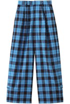 【メゾンスペシャル/MAISON SPECIAL】のLoop Yarn Plaid Two-tuck Pants/ループチェック2タックパンツ BLU(ブルー)|ID: prp329100004635397 ipo3291000000035356957