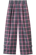 【メゾンスペシャル/MAISON SPECIAL】のLoop Yarn Plaid Two-tuck Pants/ループチェック2タックパンツ PNK(ピンク)|ID: prp329100004635397 ipo3291000000035356959