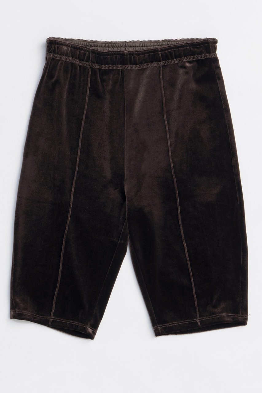 【メゾンスペシャル/MAISON SPECIAL】のVelour Cycling Pants/ベロアサイクルパンツ インテリア・キッズ・メンズ・レディースファッション・服の通販 founy(ファニー) 　ファッション　Fashion　レディースファッション　Fashion for Women　パンツ　Pants & Trousers　ショートパンツ・ハーフパンツ　High-Waisted & Relaxed Shorts　2025年　2025　2025-2026秋冬・A/W　Autumn/Winter 2025–26 AW25–26　おすすめ　Recommended / Our Picks　ショート　Short, Short Length　チュニック　Tunic, Long Top　ベロア　Velour, Soft Velvet　ラグジュアリー　Luxury, Elegant　A/W・秋冬　Autumn/Winter　BRN(ブラウン)|ID: prp329100004635398 ipo3291000000033383773
