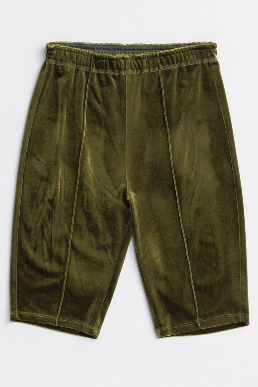 【メゾンスペシャル/MAISON SPECIAL】のVelour Cycling Pants/ベロアサイクルパンツ インテリア・キッズ・メンズ・レディースファッション・服の通販 founy(ファニー) 　ファッション　Fashion　レディースファッション　Fashion for Women　パンツ　Pants & Trousers　ショートパンツ・ハーフパンツ　High-Waisted & Relaxed Shorts　2025年　2025　2025-2026秋冬・A/W　Autumn/Winter 2025–26 AW25–26　おすすめ　Recommended / Our Picks　ショート　Short, Short Length　チュニック　Tunic, Long Top　ベロア　Velour, Soft Velvet　ラグジュアリー　Luxury, Elegant　A/W・秋冬　Autumn/Winter　KHK(カーキ)|ID: prp329100004635398 ipo3291000000033383774
