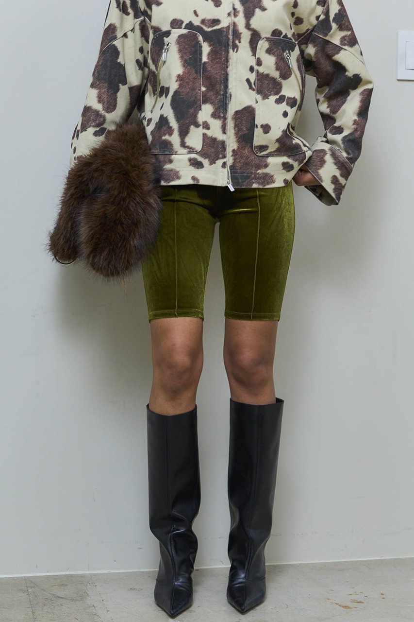 【メゾンスペシャル/MAISON SPECIAL】のVelour Cycling Pants/ベロアサイクルパンツ 人気、トレンドファッション・服の通販 founy(ファニー) 　ファッション　Fashion　レディースファッション　Fashion for Women　パンツ　Pants & Trousers　ショートパンツ・ハーフパンツ　High-Waisted & Relaxed Shorts　2025年　2025　2025-2026秋冬・A/W　Autumn/Winter 2025–26 AW25–26　おすすめ　Recommended / Our Picks　ショート　Short, Short Length　チュニック　Tunic, Long Top　ベロア　Velour, Soft Velvet　ラグジュアリー　Luxury, Elegant　A/W・秋冬　Autumn/Winter　other-5|ID: prp329100004635398 ipo3291000000033383778