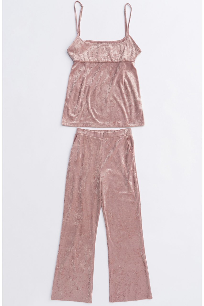 【メゾンスペシャル/MAISON SPECIAL】のMultiway Layered Velour Pants/マルチウェイレイヤードベロアパンツ インテリア・キッズ・メンズ・レディースファッション・服の通販 founy(ファニー) 　ファッション　Fashion　レディースファッション　Fashion for Women　パンツ　Pants & Trousers　2025年　2025　2025-2026秋冬・A/W　Autumn/Winter 2025–26 AW25–26　なめらか　Smooth, Silky Texture　キャミソール　Camisole, Spaghetti Strap Top　ストレッチ　Stretch, Stretchy Fabric　チュニック　Tunic, Long Top　ベロア　Velour, Soft Velvet　ミニスカート　Mini Skirt, Short Skirt　ラップ　Wrap, Wrap Design　リラックス　Relax, Relaxed Fit　エレガント 上品　Elegant　A/W・秋冬　Autumn/Winter　PNK(ピンク)|ID: prp329100004635401 ipo3291000000033383804