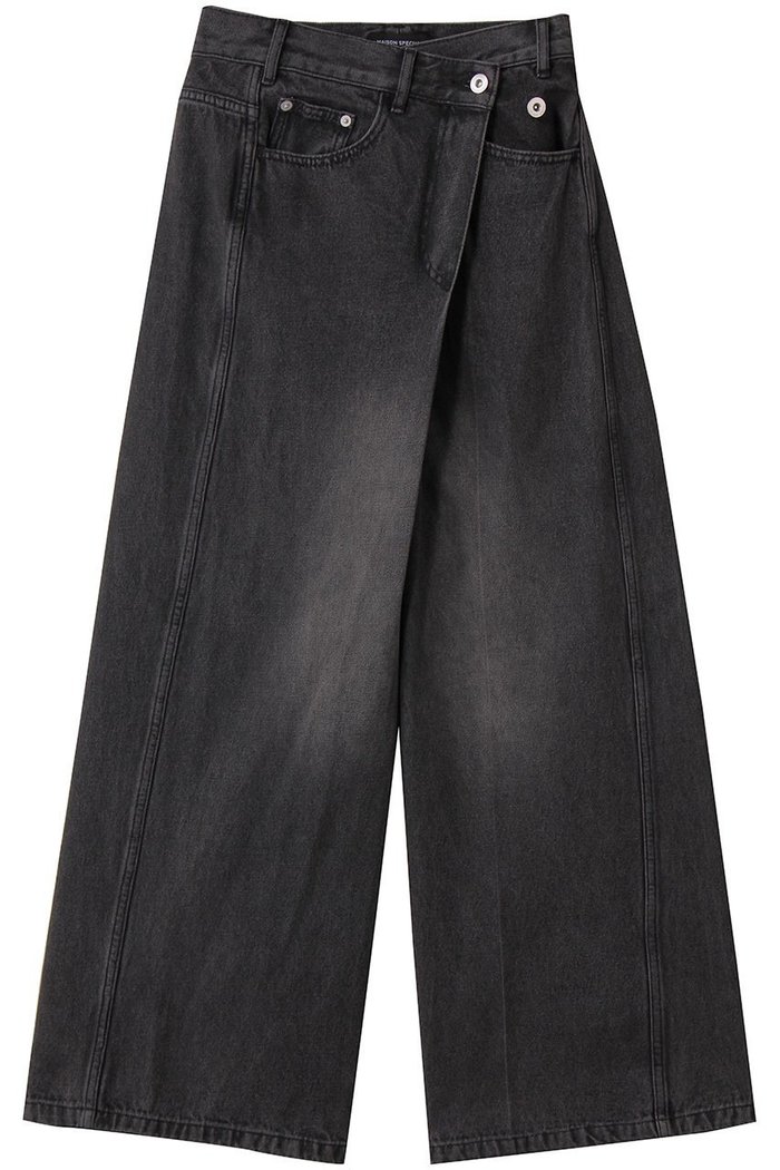 【メゾンスペシャル/MAISON SPECIAL】の2way Asymmetry Tuck Denim/2WAYアシメタックデニム インテリア・キッズ・メンズ・レディースファッション・服の通販 founy(ファニー) https://founy.com/ ファッション Fashion レディースファッション Fashion for Women パンツ Pants & Trousers デニムパンツ・ジーンズ・美脚デニム Denim Jeans & Pants シンプル Simple, Minimal デニム Denim, Jeans Material フロント Front, Front Design ワイド Wide, Wide Fit |ID: prp329100004635402 ipo3291000000036832270
