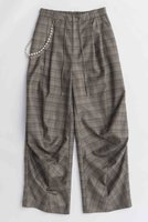 【メゾンスペシャル/MAISON SPECIAL】のWith Chain Belt Draped Hem Slacks/チェーンベルト付きドレープヘムスラックス 人気、トレンドファッション・服の通販 founy(ファニー) ファッション Fashion レディースファッション Fashion for Women パンツ Pants & Trousers ベルト&ウエストマーク Belts & Waist Accessories 2025年 2025 2025-2026秋冬・A/W Autumn/Winter 2025–26 AW25–26 ストライプ Stripe, Striped Pattern スラックス Slacks, Dress Pants チェック Check, Plaid, Tartan チェーン Chain, Chain Strap パール Pearl, Pearl Accent ミックス Mix, Mixed Style メタル Metal, Metal Parts エレガント 上品 Elegant A/W・秋冬 Autumn/Winter |ID:prp329100004635403