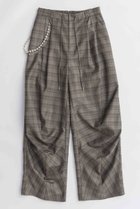 【メゾンスペシャル/MAISON SPECIAL】のWith Chain Belt Draped Hem Slacks/チェーンベルト付きドレープヘムスラックス 人気、トレンドファッション・服の通販 founy(ファニー) ファッション Fashion レディースファッション Fashion for Women パンツ Pants & Trousers ベルト&ウエストマーク Belts & Waist Accessories 2025年 2025 2025-2026秋冬・A/W Autumn/Winter 2025–26 AW25–26 ストライプ Stripe, Striped Pattern スラックス Slacks, Dress Pants チェック Check, Plaid, Tartan チェーン Chain, Chain Strap パール Pearl, Pearl Accent ミックス Mix, Mixed Style メタル Metal, Metal Parts エレガント 上品 Elegant A/W・秋冬 Autumn/Winter thumbnail BGE(ベージュ)|ID: prp329100004635403 ipo3291000000033383819