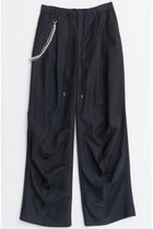 【メゾンスペシャル/MAISON SPECIAL】のWith Chain Belt Draped Hem Slacks/チェーンベルト付きドレープヘムスラックス 人気、トレンドファッション・服の通販 founy(ファニー) ファッション Fashion レディースファッション Fashion for Women パンツ Pants & Trousers ベルト&ウエストマーク Belts & Waist Accessories 2025年 2025 2025-2026秋冬・A/W Autumn/Winter 2025–26 AW25–26 ストライプ Stripe, Striped Pattern スラックス Slacks, Dress Pants チェック Check, Plaid, Tartan チェーン Chain, Chain Strap パール Pearl, Pearl Accent ミックス Mix, Mixed Style メタル Metal, Metal Parts エレガント 上品 Elegant A/W・秋冬 Autumn/Winter thumbnail NVY(ネイビー)|ID: prp329100004635403 ipo3291000000033383821
