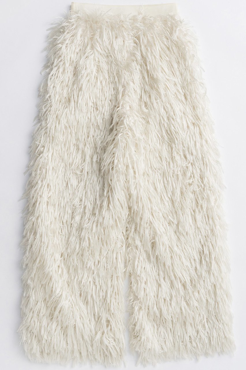 【メゾンスペシャル/MAISON SPECIAL】のFeather Pants/フェザーパンツ 人気、トレンドファッション・服の通販 founy(ファニー) 　ファッション　Fashion　レディースファッション　Fashion for Women　パンツ　Pants & Trousers　2025年　2025　2025-2026秋冬・A/W　Autumn/Winter 2025–26 AW25–26　おすすめ　Recommended / Our Picks　コンパクト　Compact, Small Size　バランス　Balance, Style Balance　フェザー　Feather, Feather Detail　ベロア　Velour, Soft Velvet　A/W・秋冬　Autumn/Winter　other-2|ID: prp329100004635404 ipo3291000000033383829