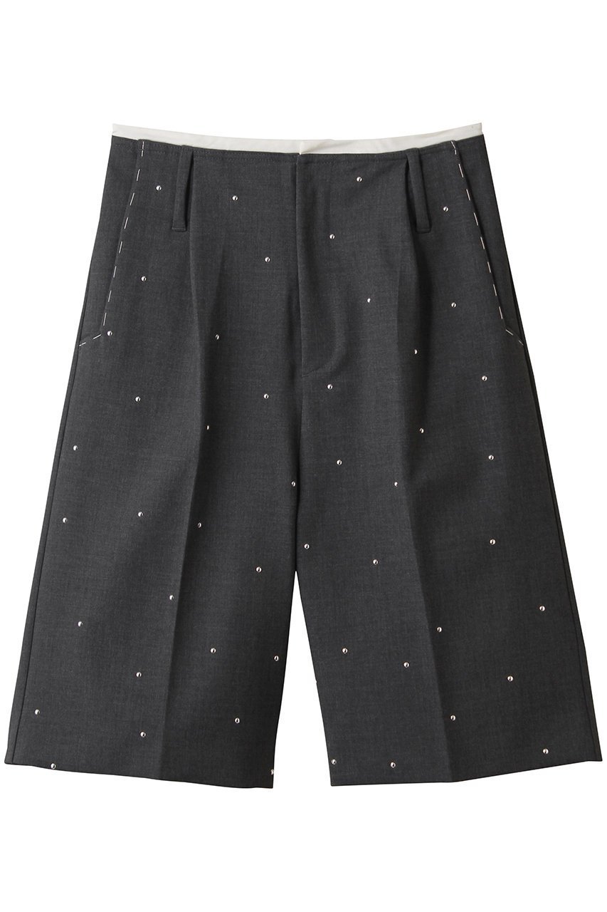 【メゾンスペシャル/MAISON SPECIAL】のStuds Worsted Shorts/スタッズウーステッドハーフパンツ 人気、トレンドファッション・服の通販 founy(ファニー) ファッション Fashion レディースファッション Fashion for Women パンツ Pants & Trousers ショートパンツ・ハーフパンツ High-Waisted & Relaxed Shorts ショート Short, Short Length スタッズ Studs, Metal Accents ハンド Hand, Handmade ハーフ Half, Half-Length バランス Balance, Style Balance ランダム Random, Irregular エレガント 上品 Elegant 再入荷 Restock / Back in Stock A/W・秋冬 Autumn/Winter other-1|ID: prp329100004635406 ipo3291000000035583056