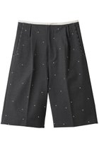 【メゾンスペシャル/MAISON SPECIAL】のStuds Worsted Shorts/スタッズウーステッドハーフパンツ GRY(グレー)|ID: prp329100004635406 ipo3291000000035583058