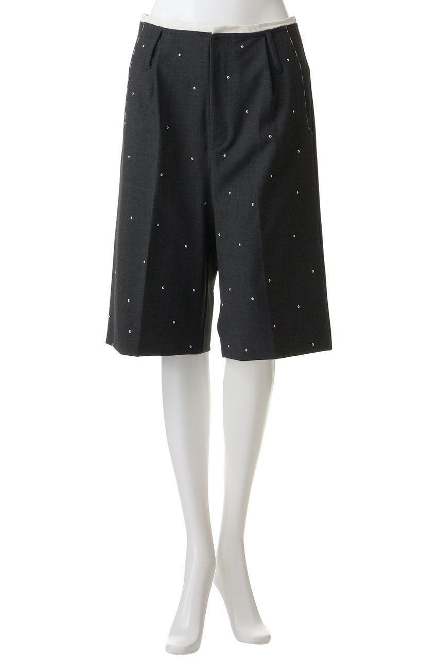 【メゾンスペシャル/MAISON SPECIAL】のStuds Worsted Shorts/スタッズウーステッドハーフパンツ 人気、トレンドファッション・服の通販 founy(ファニー) ファッション Fashion レディースファッション Fashion for Women パンツ Pants & Trousers ショートパンツ・ハーフパンツ High-Waisted & Relaxed Shorts ショート Short, Short Length スタッズ Studs, Metal Accents ハンド Hand, Handmade ハーフ Half, Half-Length バランス Balance, Style Balance ランダム Random, Irregular エレガント 上品 Elegant 再入荷 Restock / Back in Stock A/W・秋冬 Autumn/Winter other-2|ID: prp329100004635406 ipo3291000000035583059