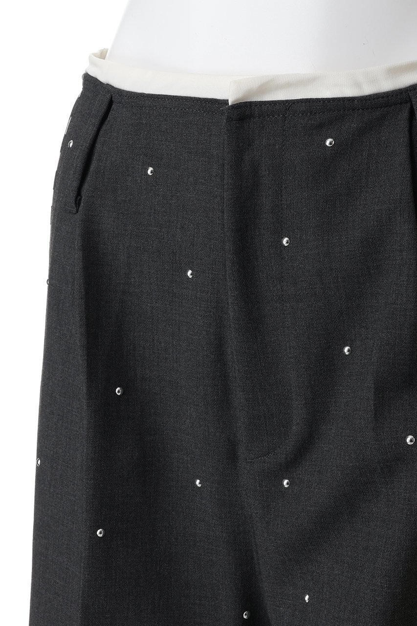 【メゾンスペシャル/MAISON SPECIAL】のStuds Worsted Shorts/スタッズウーステッドハーフパンツ 人気、トレンドファッション・服の通販 founy(ファニー) ファッション Fashion レディースファッション Fashion for Women パンツ Pants & Trousers ショートパンツ・ハーフパンツ High-Waisted & Relaxed Shorts ショート Short, Short Length スタッズ Studs, Metal Accents ハンド Hand, Handmade ハーフ Half, Half-Length バランス Balance, Style Balance ランダム Random, Irregular エレガント 上品 Elegant 再入荷 Restock / Back in Stock A/W・秋冬 Autumn/Winter other-5|ID: prp329100004635406 ipo3291000000035583062