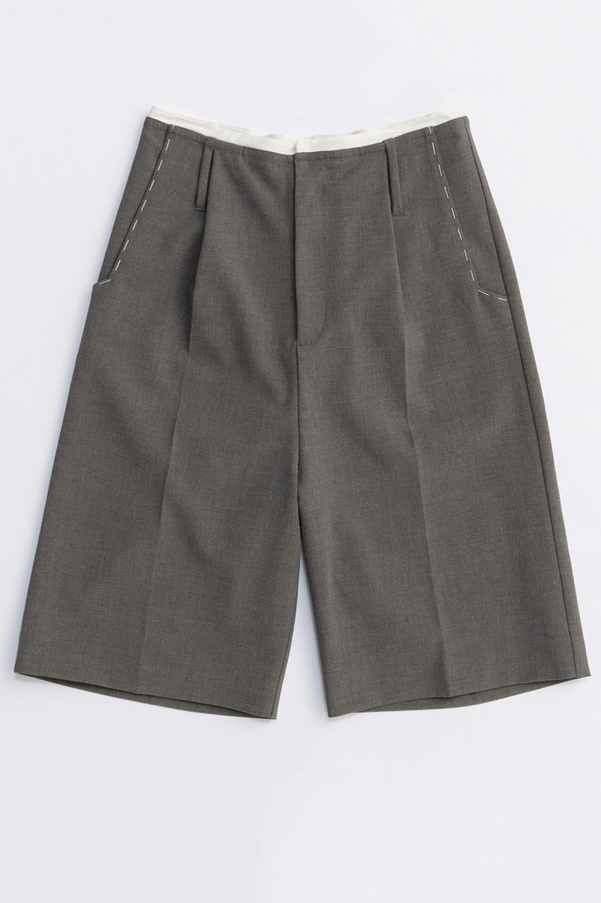 【メゾンスペシャル/MAISON SPECIAL】のHand Stitch Worsted Shorts/ハンドステッチウーステッドハーフパンツ インテリア・キッズ・メンズ・レディースファッション・服の通販 founy(ファニー) 　ファッション　Fashion　レディースファッション　Fashion for Women　パンツ　Pants & Trousers　ショートパンツ・ハーフパンツ　High-Waisted & Relaxed Shorts　2025年　2025　2025-2026秋冬・A/W　Autumn/Winter 2025–26 AW25–26　ショート　Short, Short Length　スマート　Smart, Elegant　ハンド　Hand, Handmade　ハーフ　Half, Half-Length　バランス　Balance, Style Balance　エレガント 上品　Elegant　A/W・秋冬　Autumn/Winter　MOC(モカ)|ID: prp329100004635407 ipo3291000000033383856