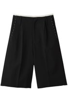【メゾンスペシャル/MAISON SPECIAL】のHand Stitch Worsted Shorts/ハンドステッチウーステッドハーフパンツ 人気、トレンドファッション・服の通販 founy(ファニー) ファッション Fashion レディースファッション Fashion for Women パンツ Pants & Trousers ショートパンツ・ハーフパンツ High-Waisted & Relaxed Shorts ショート Short, Short Length スマート Smart, Elegant ハンド Hand, Handmade ハーフ Half, Half-Length バランス Balance, Style Balance エレガント 上品 Elegant A/W・秋冬 Autumn/Winter thumbnail BLK(ブラック)|ID: prp329100004635407 ipo3291000000036867769