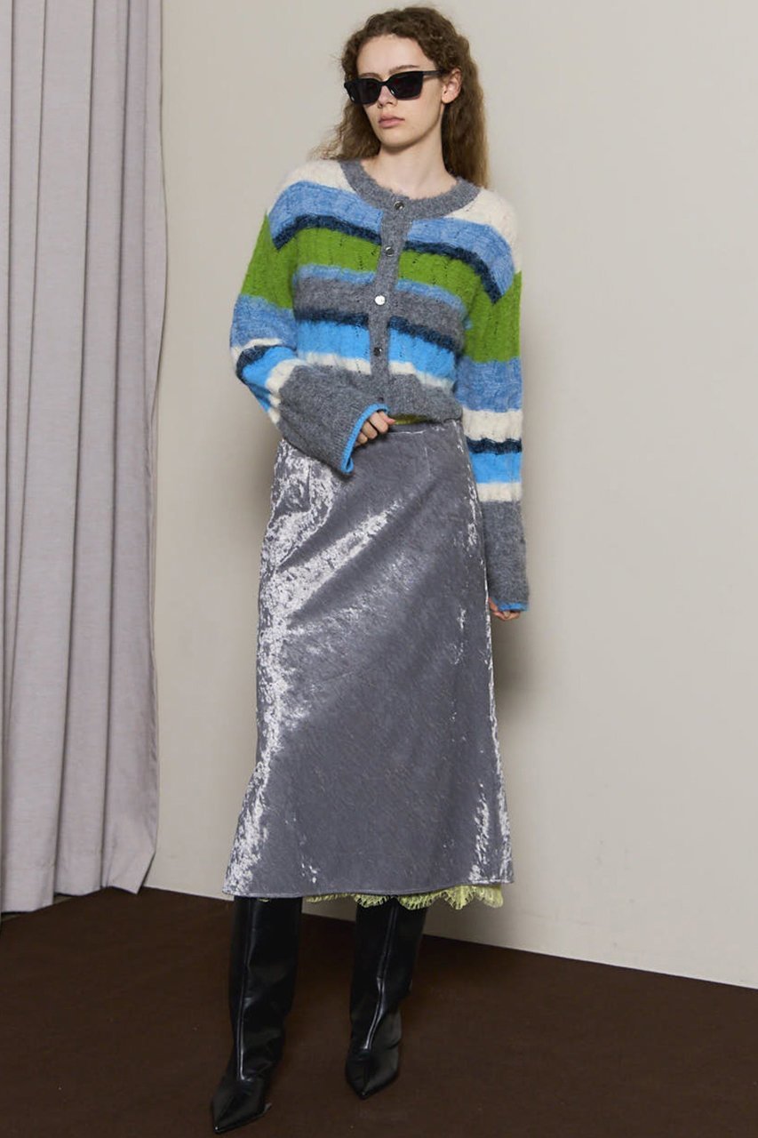【メゾンスペシャル/MAISON SPECIAL】のMultiway Velor Mermaid Mid-calf Skirt/マルチウェイベロアマーメイドミモレスカート 人気、トレンドファッション・服の通販 founy(ファニー) 　ファッション　Fashion　レディースファッション　Fashion for Women　スカート　Skirts　ロングスカート　Long Skirts / Maxi & Midi Skirts　2025年　2025　2025-2026秋冬・A/W　Autumn/Winter 2025–26 AW25–26　おすすめ　Recommended / Our Picks　エレガント 上品　Elegant　クラッシュ　Distressed, Crashed Style　シンプル　Simple, Minimal　スウェット / スエット　Sweatshirt, Sweatwear　セパレート　Separate, Two-Piece　ベロア　Velour, Soft Velvet　レース　Lace, Lace Fabric　ロング　Long, Long-Length　A/W・秋冬　Autumn/Winter　other-8|ID: prp329100004635408 ipo3291000000033383873
