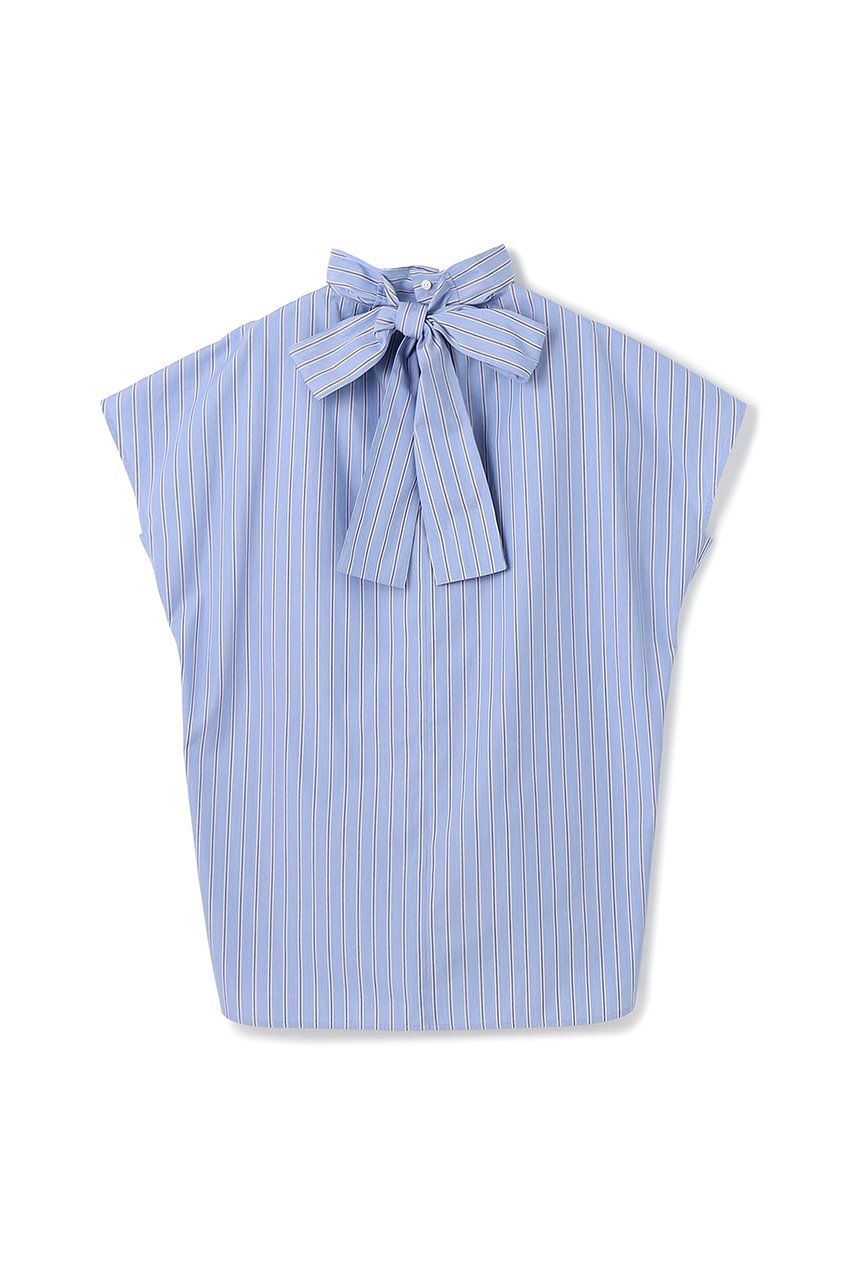 【アンクレイヴ/uncrave】の【8/13 12:00販売開始】THOMAS MASON ボウタイブラウス 人気、トレンドファッション・服の通販 founy(ファニー) 　ファッション　Fashion　レディースファッション　Fashion for Women　トップス・カットソー　Cut & Sew Tops　シャツ・ブラウス・オフィスカジュアル　Elegant Blouses & Button-Ups　2025年　2025　2025-2026秋冬・A/W　Autumn/Winter 2025–26 AW25–26　ストライプ　Stripe, Striped Pattern　スリーブ　Sleeve, Long Sleeve / Short Sleeve　ドレス　Dress, One-Piece　ハイネック　High Neck, Mock Neck　フレンチ　French, French Style　リボン　Ribbon, Bow　ロング　Long, Long-Length　エレガント 上品　Elegant　A/W・秋冬　Autumn/Winter　other-2|ID: prp329100004636011 ipo3291000000033393967