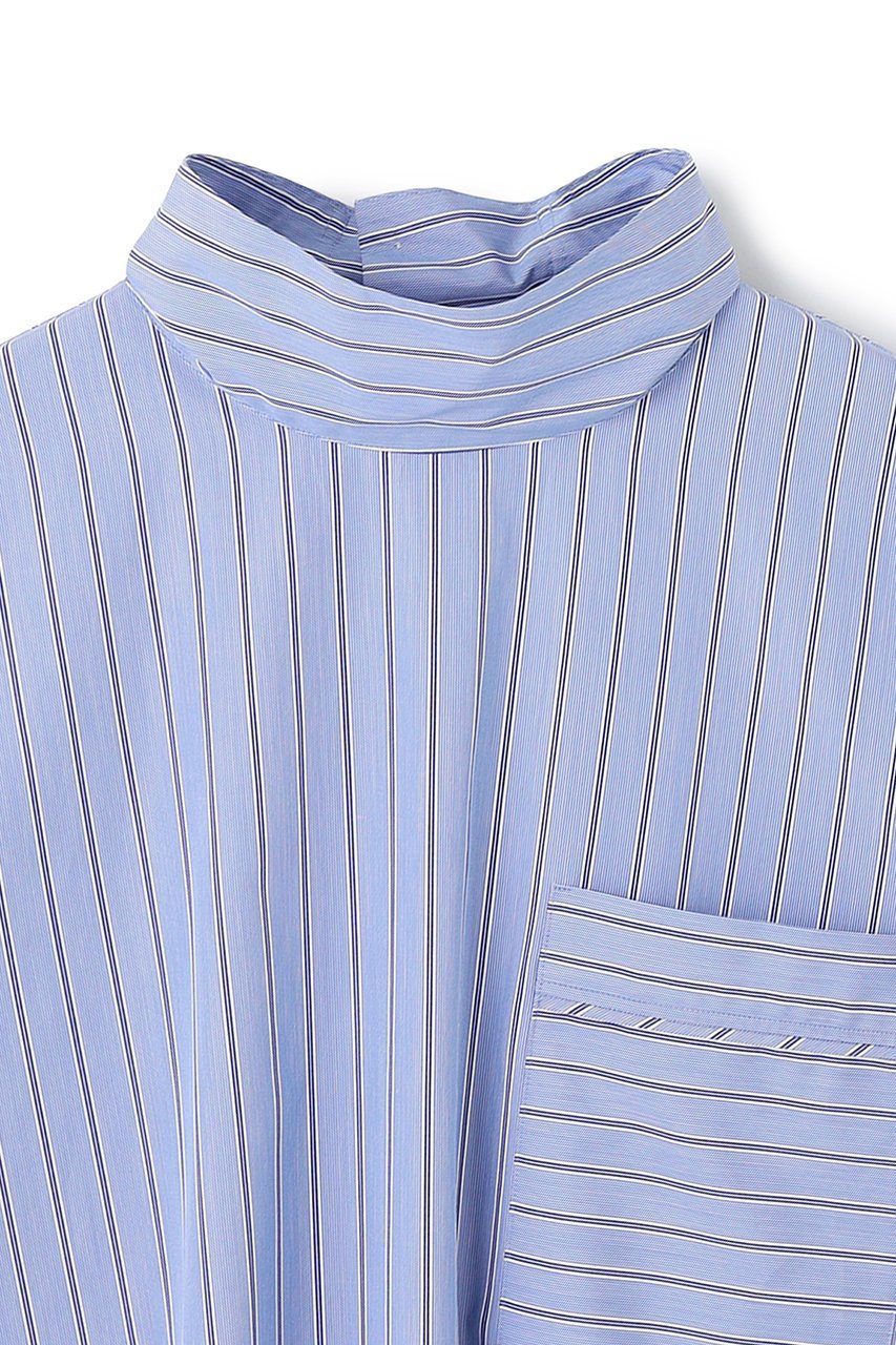 【アンクレイヴ/uncrave】の【8/13 12:00販売開始】THOMAS MASON ボウタイブラウス 人気、トレンドファッション・服の通販 founy(ファニー) 　ファッション　Fashion　レディースファッション　Fashion for Women　トップス・カットソー　Cut & Sew Tops　シャツ・ブラウス・オフィスカジュアル　Elegant Blouses & Button-Ups　2025年　2025　2025-2026秋冬・A/W　Autumn/Winter 2025–26 AW25–26　ストライプ　Stripe, Striped Pattern　スリーブ　Sleeve, Long Sleeve / Short Sleeve　ドレス　Dress, One-Piece　ハイネック　High Neck, Mock Neck　フレンチ　French, French Style　リボン　Ribbon, Bow　ロング　Long, Long-Length　エレガント 上品　Elegant　A/W・秋冬　Autumn/Winter　other-3|ID: prp329100004636011 ipo3291000000033393968