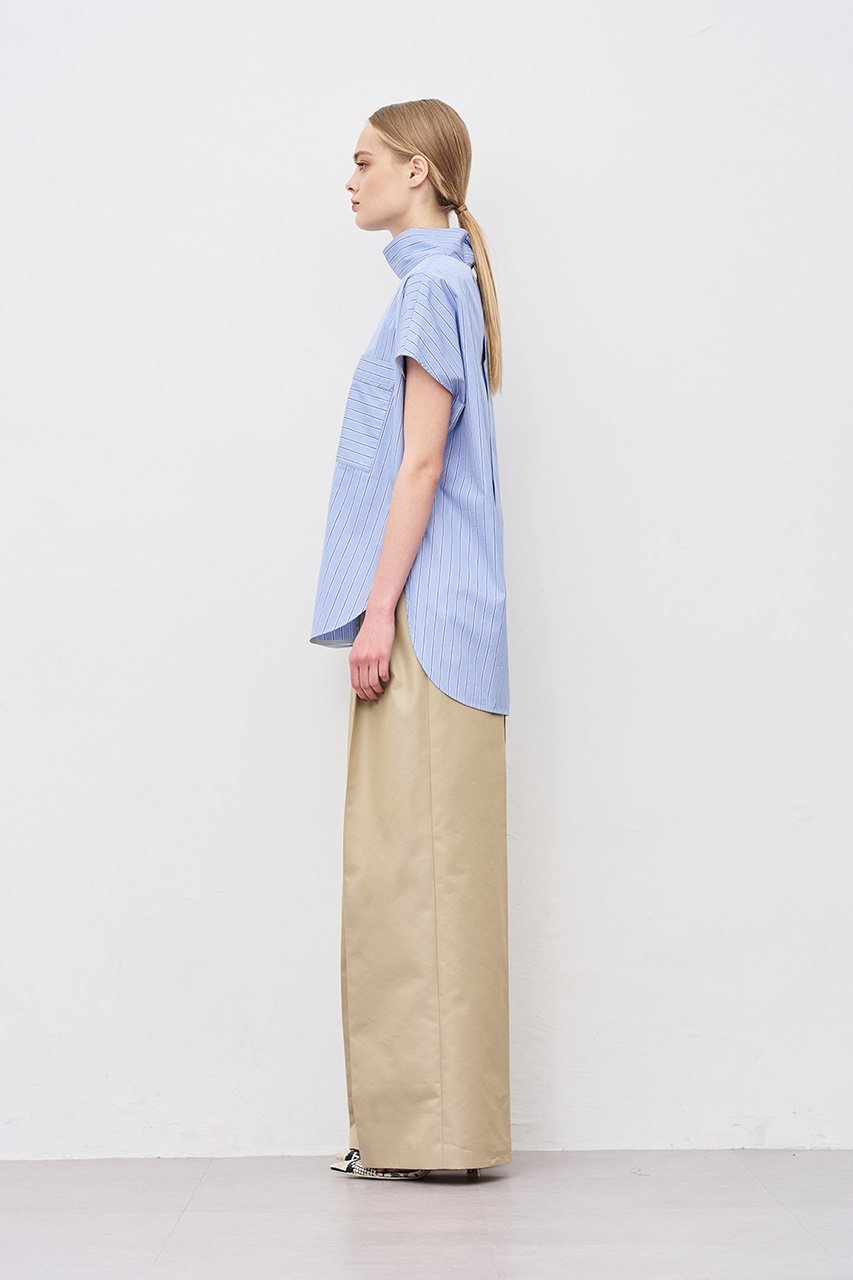 【アンクレイヴ/uncrave】のTHOMAS MASON ボウタイブラウス 人気、トレンドファッション・服の通販 founy(ファニー) 　ファッション　Fashion　レディースファッション　Fashion for Women　トップス・カットソー　Cut & Sew Tops　シャツ・ブラウス・オフィスカジュアル　Elegant Blouses & Button-Ups　ストライプ　Stripe, Striped Pattern　スリーブ　Sleeve, Long Sleeve / Short Sleeve　ドレス　Dress, One-Piece　ハイネック　High Neck, Mock Neck　フレンチ　French, French Style　リボン　Ribbon, Bow　ロング　Long, Long-Length　エレガント 上品　Elegant　other-8|ID: prp329100004636011 ipo3291000000035651705