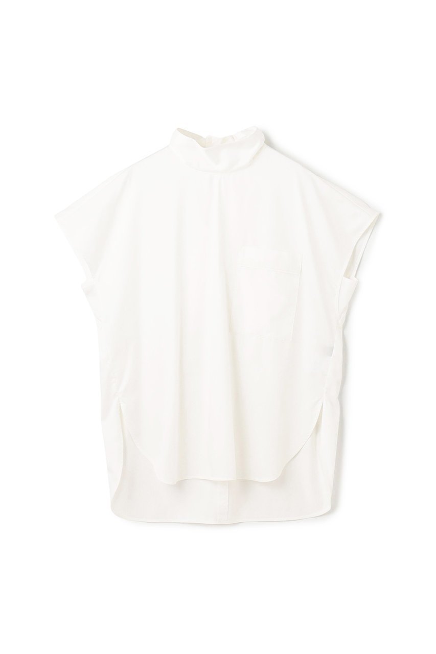 【アンクレイヴ/uncrave】の【8/13 12:00販売開始】ブロードクロス ボウタイブラウス インテリア・キッズ・メンズ・レディースファッション・服の通販 founy(ファニー) 　ファッション　Fashion　レディースファッション　Fashion for Women　トップス・カットソー　Cut & Sew Tops　シャツ・ブラウス・オフィスカジュアル　Elegant Blouses & Button-Ups　サテン　Satin, Glossy Fabric　スリーブ　Sleeve, Long Sleeve / Short Sleeve　ハイネック　High Neck, Mock Neck　フレンチ　French, French Style　ブロード　Broadcloth, Fine Cotton　リボン　Ribbon, Bow　ロング　Long, Long-Length　A/W・秋冬　Autumn/Winter　2025年　2025　2025-2026秋冬・A/W　Autumn/Winter 2025–26 AW25–26　オフ|ID: prp329100004636012 ipo3291000000033393975
