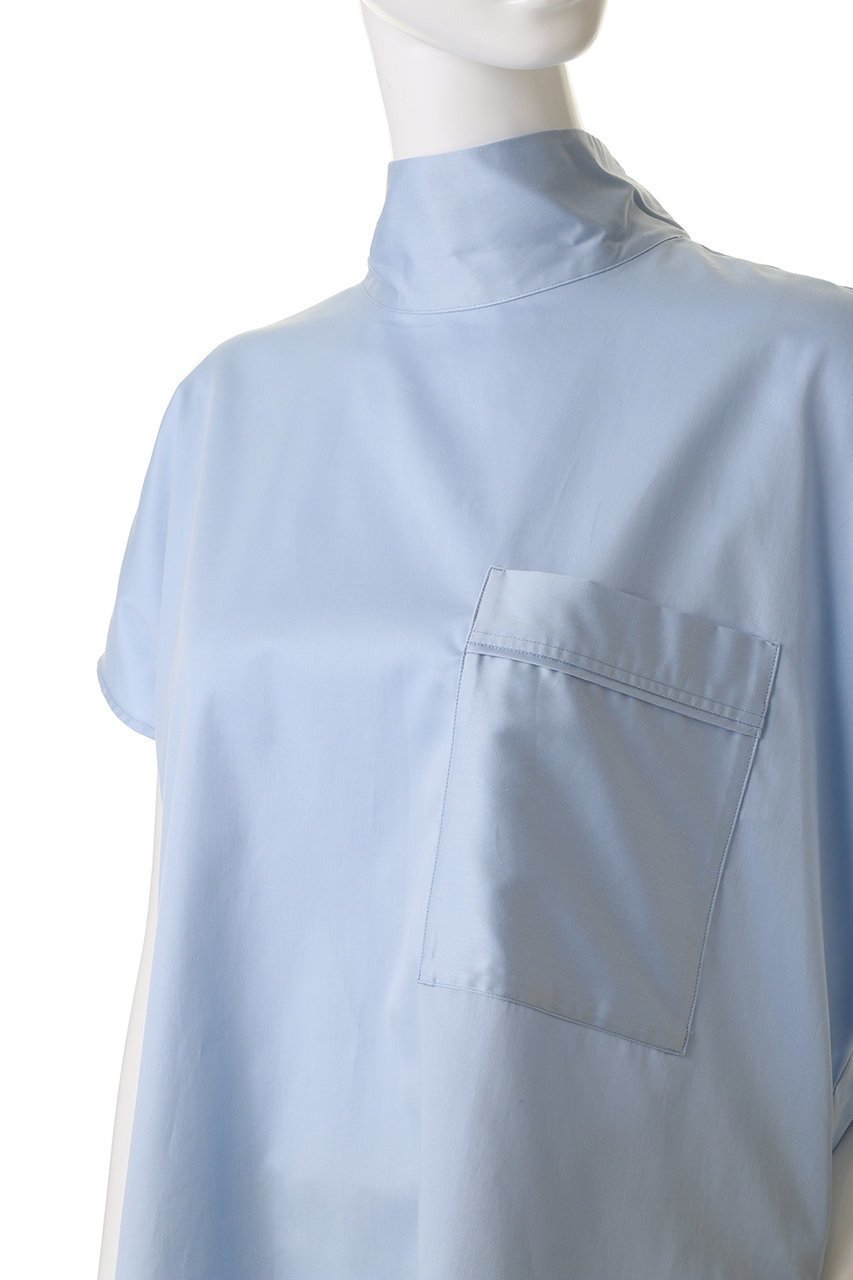 【アンクレイヴ/uncrave】のブロードクロス ボウタイブラウス 人気、トレンドファッション・服の通販 founy(ファニー) 　ファッション　Fashion　レディースファッション　Fashion for Women　トップス・カットソー　Cut & Sew Tops　シャツ・ブラウス・オフィスカジュアル　Elegant Blouses & Button-Ups　サテン　Satin, Glossy Fabric　スリーブ　Sleeve, Long Sleeve / Short Sleeve　ハイネック　High Neck, Mock Neck　フレンチ　French, French Style　ブロード　Broadcloth, Fine Cotton　リボン　Ribbon, Bow　ロング　Long, Long-Length　other-5|ID: prp329100004636012 ipo3291000000036101197