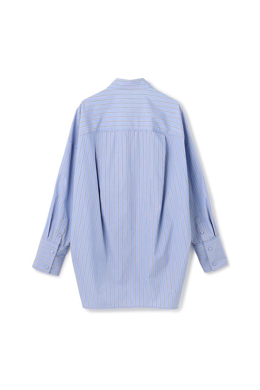 【アンクレイヴ/uncrave】の【8/13 12:00販売開始】THOMAS MASON BIGシャツ 人気、トレンドファッション・服の通販 founy(ファニー) 　ファッション　Fashion　レディースファッション　Fashion for Women　トップス・カットソー　Cut & Sew Tops　シャツ・ブラウス・オフィスカジュアル　Elegant Blouses & Button-Ups　2025年　2025　2025-2026秋冬・A/W　Autumn/Winter 2025–26 AW25–26　カシュクール　Wrap Design　カフス　Cuff Design　ストライプ　Stripe, Striped Pattern　スリーブ　Sleeve, Long Sleeve / Short Sleeve　ドレス　Dress, One-Piece　パイピング　Piping, Trim Design　ビッグ　Big, Oversized　ポケット　Pocket, Pocket Detail　ヨーク　Yoke, Yoke Design　ロング　Long, Long-Length　A/W・秋冬　Autumn/Winter　other-2|ID: prp329100004636013 ipo3291000000033393986