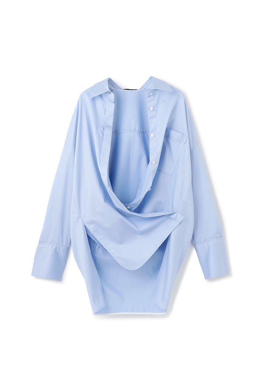 【アンクレイヴ/uncrave】のブロードクロス BIGシャツ 人気、トレンドファッション・服の通販 founy(ファニー) 　ファッション　Fashion　レディースファッション　Fashion for Women　トップス・カットソー　Cut & Sew Tops　シャツ・ブラウス・オフィスカジュアル　Elegant Blouses & Button-Ups　カシュクール　Wrap Design　カフス　Cuff Design　サテン　Satin, Glossy Fabric　スリーブ　Sleeve, Long Sleeve / Short Sleeve　パイピング　Piping, Trim Design　ビッグ　Big, Oversized　ブロード　Broadcloth, Fine Cotton　ポケット　Pocket, Pocket Detail　ヨーク　Yoke, Yoke Design　ロング　Long, Long-Length　other-5|ID: prp329100004636014 ipo3291000000033393999
