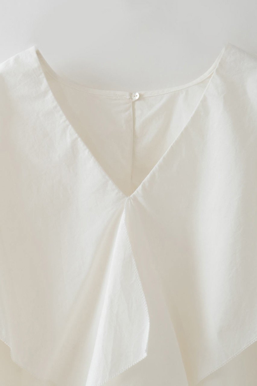 【ハー/HER.】の【8/14 12:00販売開始】フレアカラーブラウス 人気、トレンドファッション・服の通販 founy(ファニー) 　ファッション　Fashion　レディースファッション　Fashion for Women　トップス・カットソー　Cut & Sew Tops　シャツ・ブラウス・オフィスカジュアル　Elegant Blouses & Button-Ups　2025年　2025　2025-2026秋冬・A/W　Autumn/Winter 2025–26 AW25–26　スリーブ　Sleeve, Long Sleeve / Short Sleeve　フレア　Flare, Flared　ブロード　Broadcloth, Fine Cotton　ロング　Long, Long-Length　A/W・秋冬　Autumn/Winter　other-2|ID: prp329100004636015 ipo3291000000033394006