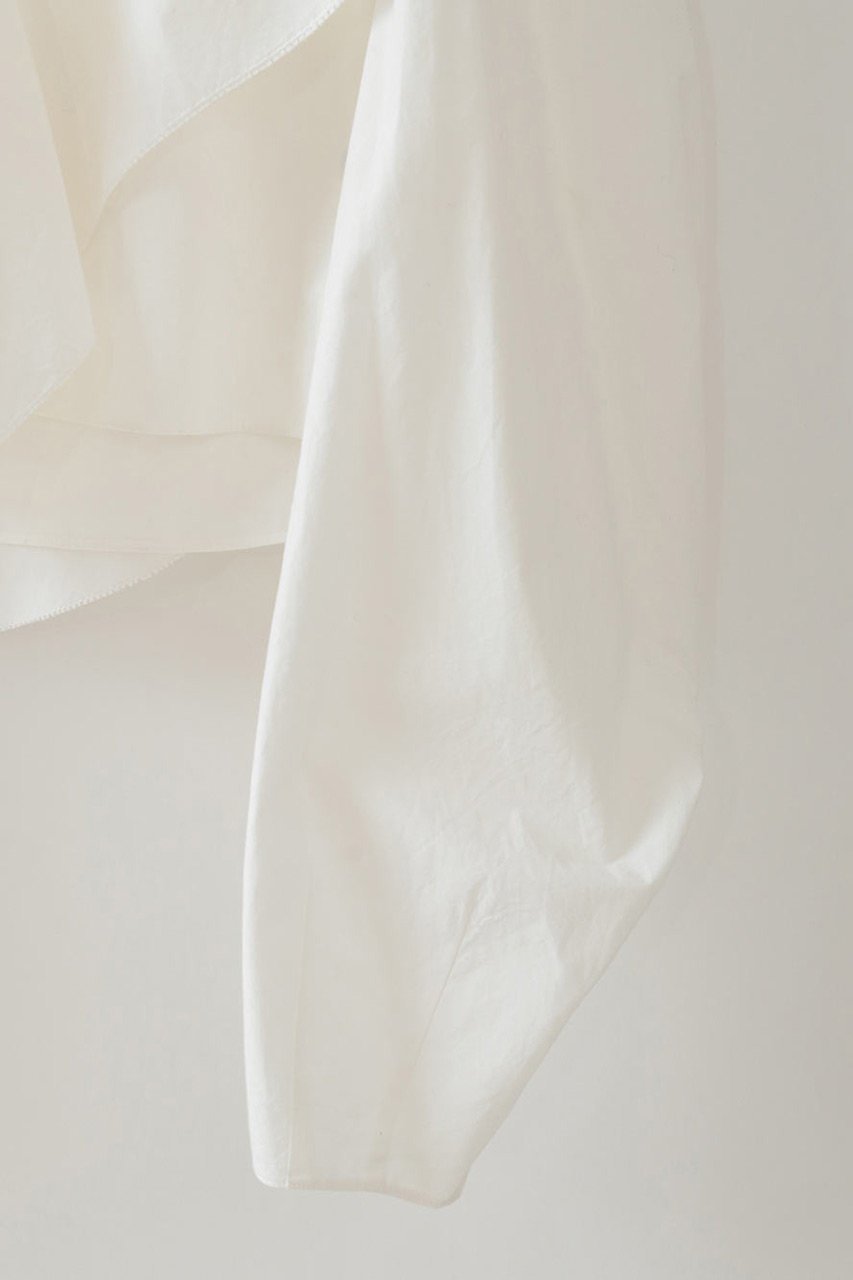 【ハー/HER.】の【8/14 12:00販売開始】フレアカラーブラウス 人気、トレンドファッション・服の通販 founy(ファニー) 　ファッション　Fashion　レディースファッション　Fashion for Women　トップス・カットソー　Cut & Sew Tops　シャツ・ブラウス・オフィスカジュアル　Elegant Blouses & Button-Ups　2025年　2025　2025-2026秋冬・A/W　Autumn/Winter 2025–26 AW25–26　スリーブ　Sleeve, Long Sleeve / Short Sleeve　フレア　Flare, Flared　ブロード　Broadcloth, Fine Cotton　ロング　Long, Long-Length　A/W・秋冬　Autumn/Winter　other-3|ID: prp329100004636015 ipo3291000000033394007