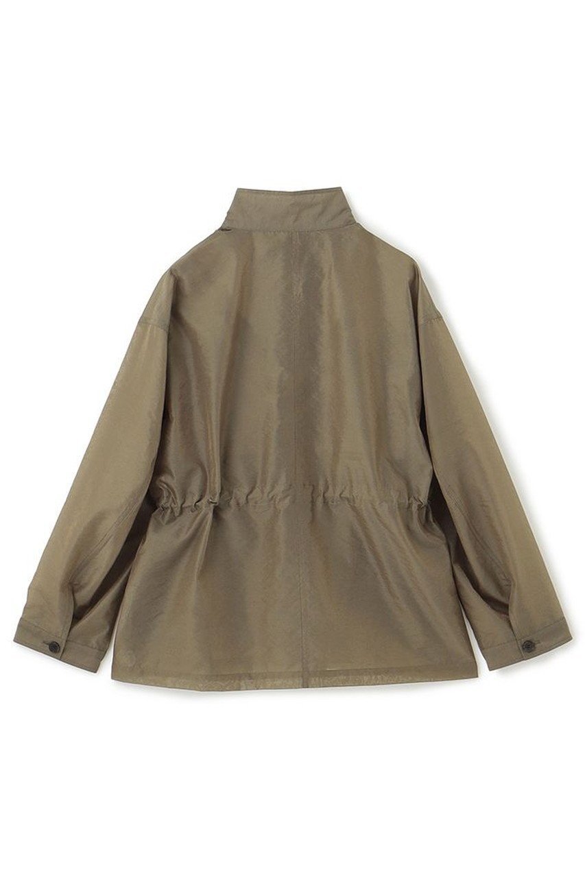 【アンクレイヴ/uncrave】の【8/13 12:00販売開始】シアーオーガンジー ミリタリーブルゾン 人気、トレンドファッション・服の通販 founy(ファニー) 　ファッション　Fashion　レディースファッション　Fashion for Women　アウター　Coat / Outerwear Collection　レディースジャケット・軽アウター　Jackets　ブルゾンジャケット・スポーティアウター　Blouson Jackets　2025年　2025　2025-2026秋冬・A/W　Autumn/Winter 2025–26 AW25–26　エアリー　Airy Texture　オーガンジー　Organza Fabric　シアー　Sheer, See-Through　シンプル　Simple, Minimal　ジャケット　Jacket, Outerwear　スタンド　Stand Collar, Upright Stand　ドローコード　Drawcord, Drawstring Cord　ブライト　Bright, Shiny　ブルゾン　Blouson, Bomber Jacket　ポケット　Pocket, Pocket Detail　ミリタリー　Military, Army Style　エレガント 上品　Elegant　A/W・秋冬　Autumn/Winter　other-2|ID: prp329100004636018 ipo3291000000033394035