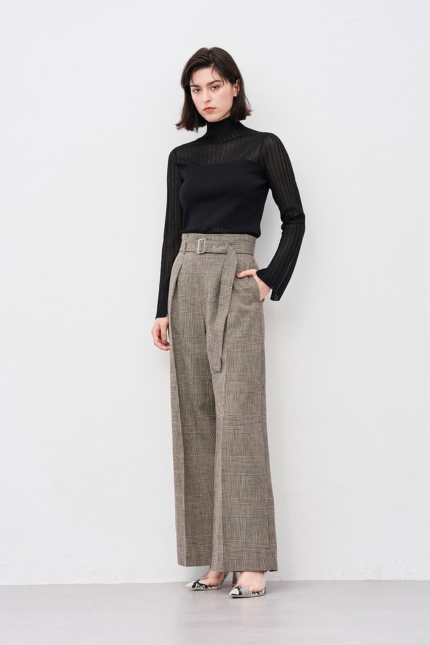 【アンクレイヴ/uncrave】のシアーニット コンビトップス 人気、トレンドファッション・服の通販 founy(ファニー) 　ファッション　Fashion　レディースファッション　Fashion for Women　トップス・カットソー　Cut & Sew Tops　ニット　Knit Tops & Sweaters　カジュアルプルオーバー・ニットトップス　Pullovers & Knit Tops / Casual Pullovers　シアー　Sheer, See-Through　タートル　Turtleneck, Turtle Collar　トレンド　Trend, Trending Now　ビスチェ　Bustier, Corset Top　other-8|ID: prp329100004636021 ipo3291000000035625546