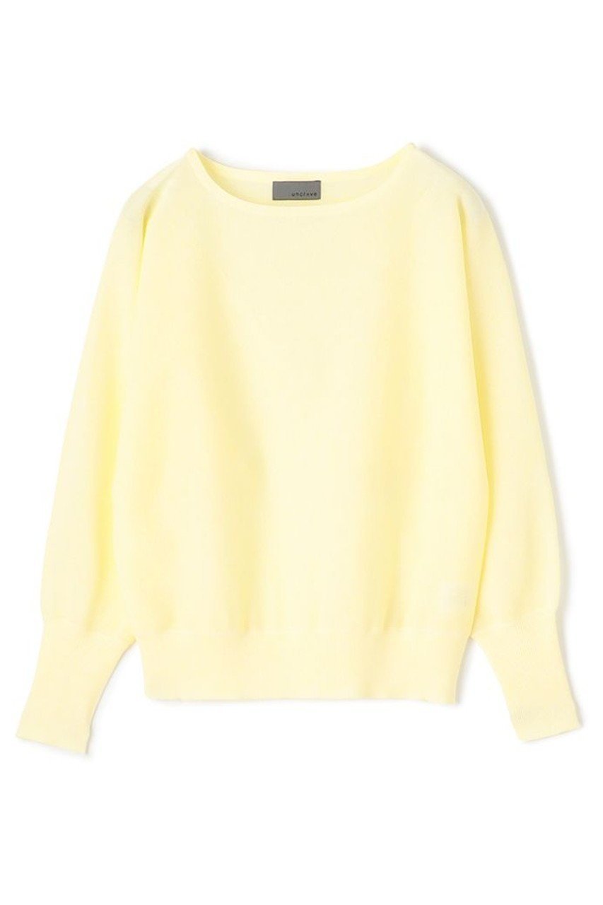 【アンクレイヴ/uncrave】の【8/13 12:00販売開始】シアーニット ドルマントップス インテリア・キッズ・メンズ・レディースファッション・服の通販 founy(ファニー) 　ファッション　Fashion　レディースファッション　Fashion for Women　トップス・カットソー　Cut & Sew Tops　ニット　Knit Tops & Sweaters　カジュアルプルオーバー・ニットトップス　Pullovers & Knit Tops / Casual Pullovers　2025年　2025　2025-2026秋冬・A/W　Autumn/Winter 2025–26 AW25–26　シアー　Sheer, See-Through　ベーシック　Basic, Essential　A/W・秋冬　Autumn/Winter　クリームイエロー|ID: prp329100004636023 ipo3291000000033394083