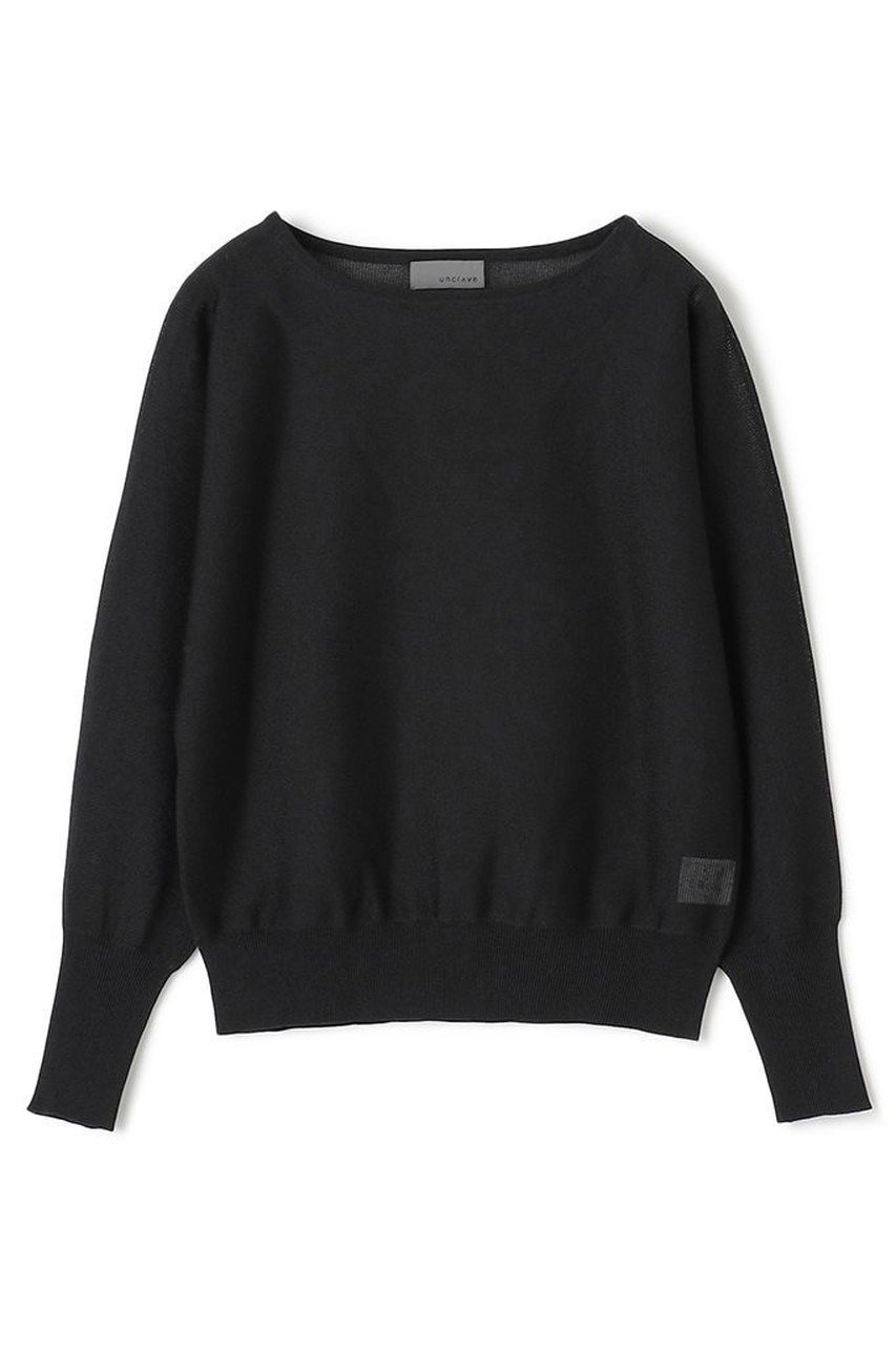 【アンクレイヴ/uncrave】の【8/13 12:00販売開始】シアーニット ドルマントップス インテリア・キッズ・メンズ・レディースファッション・服の通販 founy(ファニー) 　ファッション　Fashion　レディースファッション　Fashion for Women　トップス・カットソー　Cut & Sew Tops　ニット　Knit Tops & Sweaters　カジュアルプルオーバー・ニットトップス　Pullovers & Knit Tops / Casual Pullovers　2025年　2025　2025-2026秋冬・A/W　Autumn/Winter 2025–26 AW25–26　シアー　Sheer, See-Through　ベーシック　Basic, Essential　A/W・秋冬　Autumn/Winter　ブラック|ID: prp329100004636023 ipo3291000000033394085