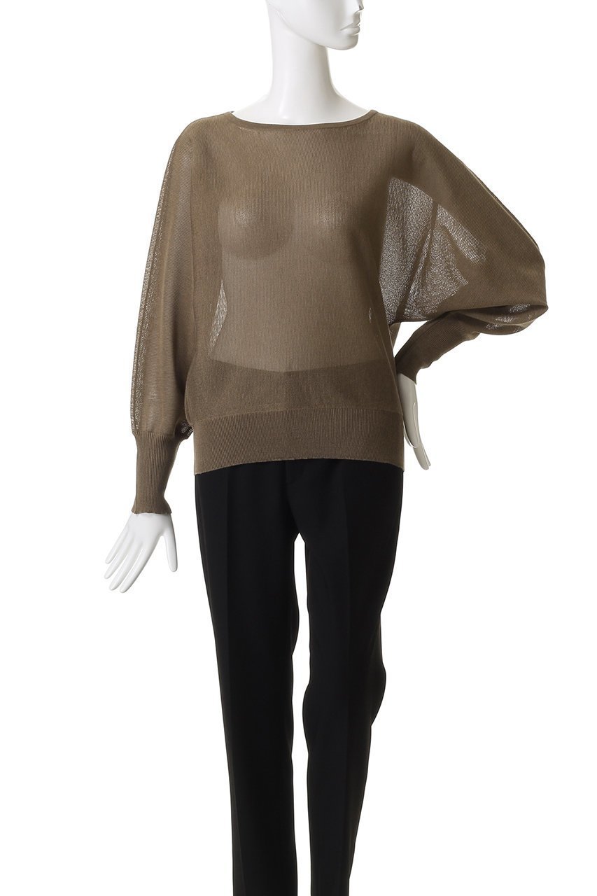 【アンクレイヴ/uncrave】のシアーニット ドルマントップス 人気、トレンドファッション・服の通販 founy(ファニー) 　ファッション　Fashion　レディースファッション　Fashion for Women　トップス・カットソー　Cut & Sew Tops　ニット　Knit Tops & Sweaters　カジュアルプルオーバー・ニットトップス　Pullovers & Knit Tops / Casual Pullovers　シアー　Sheer, See-Through　ベーシック　Basic, Essential　other-2|ID: prp329100004636023 ipo3291000000035753406