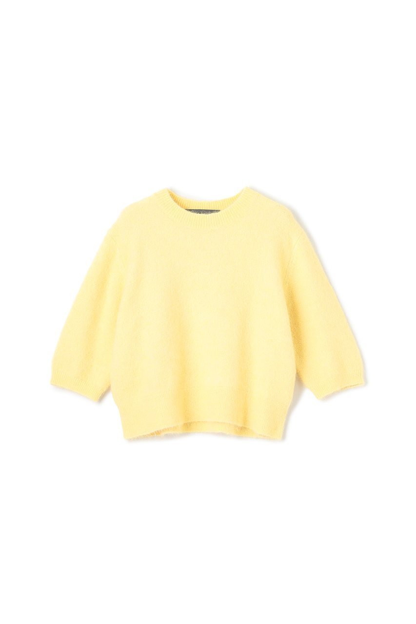 【アンクレイヴ/uncrave】の【8/13 12:00販売開始】アルパカファーニット ショートトップス インテリア・キッズ・メンズ・レディースファッション・服の通販 founy(ファニー) 　ファッション　Fashion　レディースファッション　Fashion for Women　トップス・カットソー　Cut & Sew Tops　ニット　Knit Tops & Sweaters　カジュアルプルオーバー・ニットトップス　Pullovers & Knit Tops / Casual Pullovers　2025年　2025　2025-2026秋冬・A/W　Autumn/Winter 2025–26 AW25–26　なめらか　Smooth, Silky Texture　コンパクト　Compact, Small Size　ストレッチ　Stretch, Stretchy Fabric　ビッグ　Big, Oversized　ベスト　Vest, Waistcoat　今季　This Season, Current Season　A/W・秋冬　Autumn/Winter　レモンイエロー|ID: prp329100004636024 ipo3291000000033394089