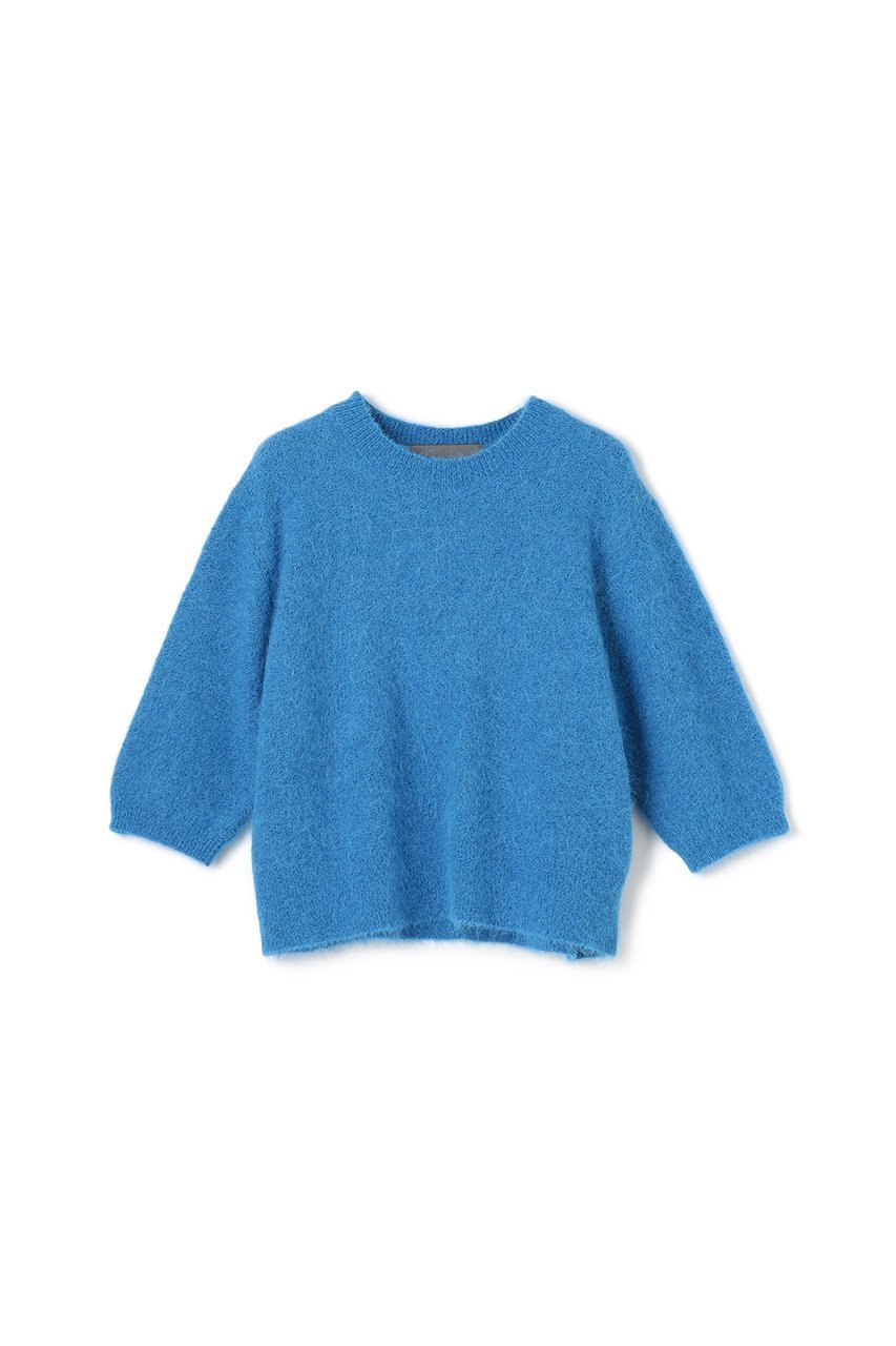 【アンクレイヴ/uncrave】の【8/13 12:00販売開始】アルパカファーニット ショートトップス インテリア・キッズ・メンズ・レディースファッション・服の通販 founy(ファニー) 　ファッション　Fashion　レディースファッション　Fashion for Women　トップス・カットソー　Cut & Sew Tops　ニット　Knit Tops & Sweaters　カジュアルプルオーバー・ニットトップス　Pullovers & Knit Tops / Casual Pullovers　2025年　2025　2025-2026秋冬・A/W　Autumn/Winter 2025–26 AW25–26　なめらか　Smooth, Silky Texture　コンパクト　Compact, Small Size　ストレッチ　Stretch, Stretchy Fabric　ビッグ　Big, Oversized　ベスト　Vest, Waistcoat　今季　This Season, Current Season　A/W・秋冬　Autumn/Winter　ブルー|ID: prp329100004636024 ipo3291000000033394090